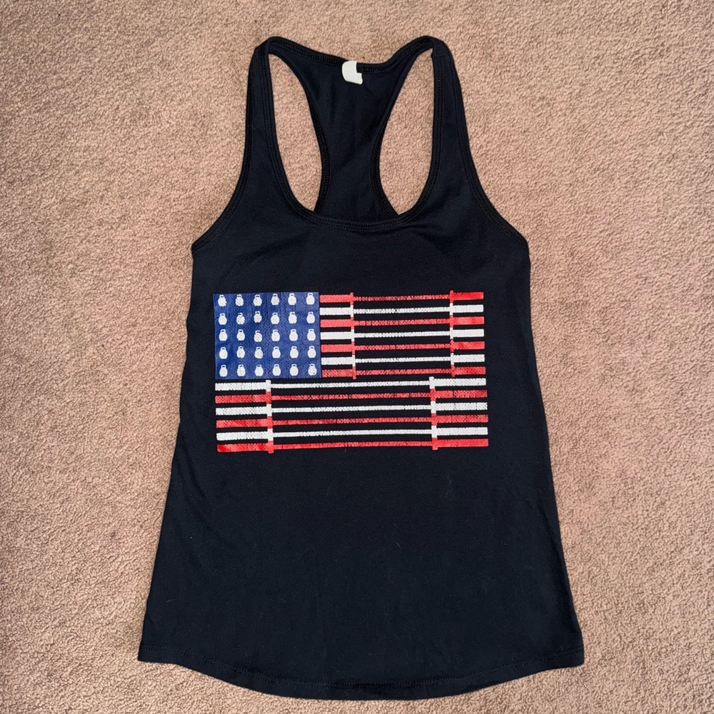 Barbell Flag Tank